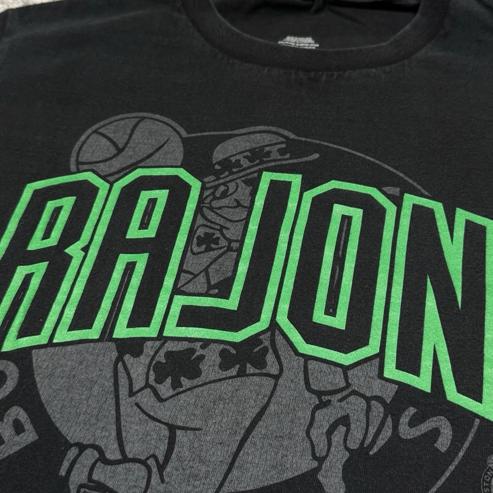 Camisa Rajon Rondo Boston Celtics Hombres Pequeña NBA Baloncesto Negra 9 PG De Colección Foto 4 de 4