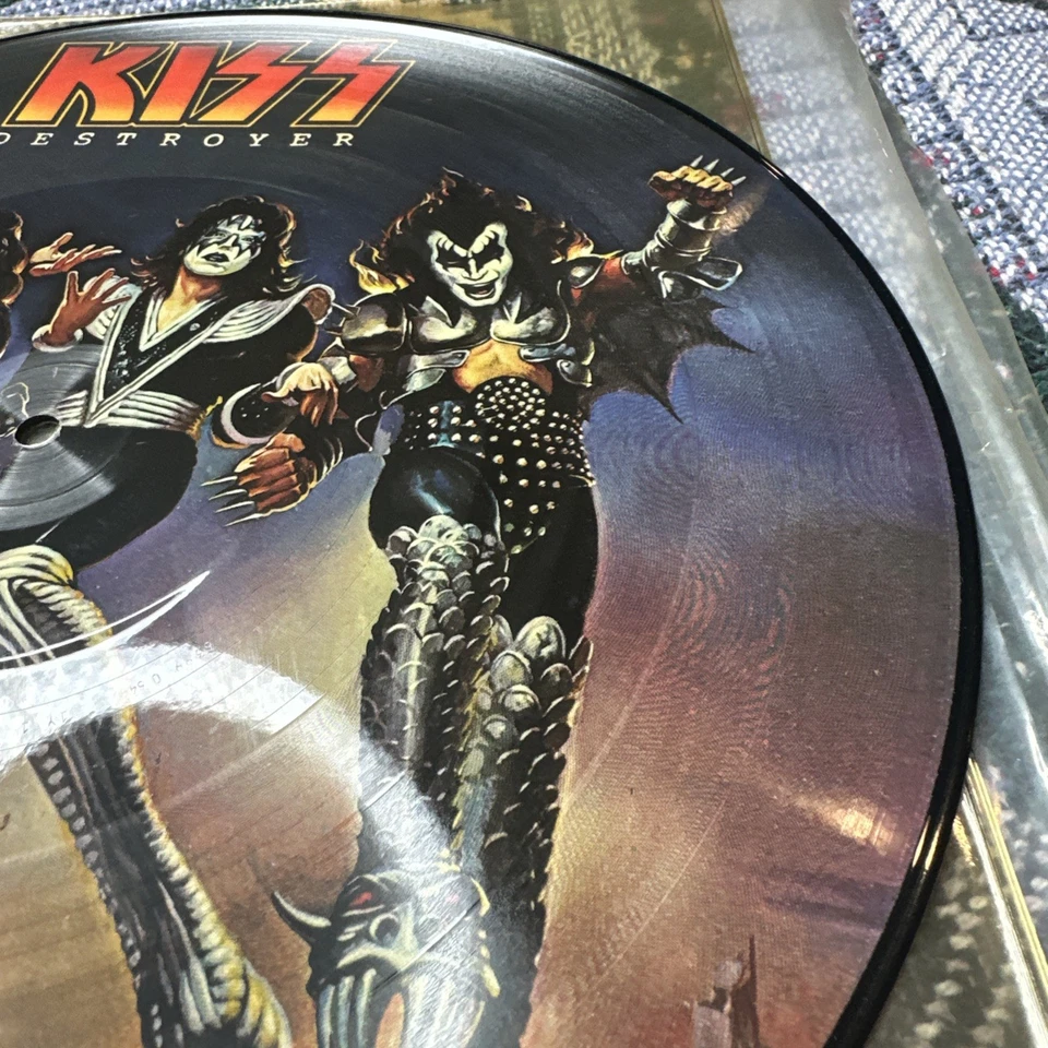 KISS Destroyer 12" Picture Disc Vinyl LP 1986 Dutch STEMRA Press Very Rare #574 - Image 4 of 4