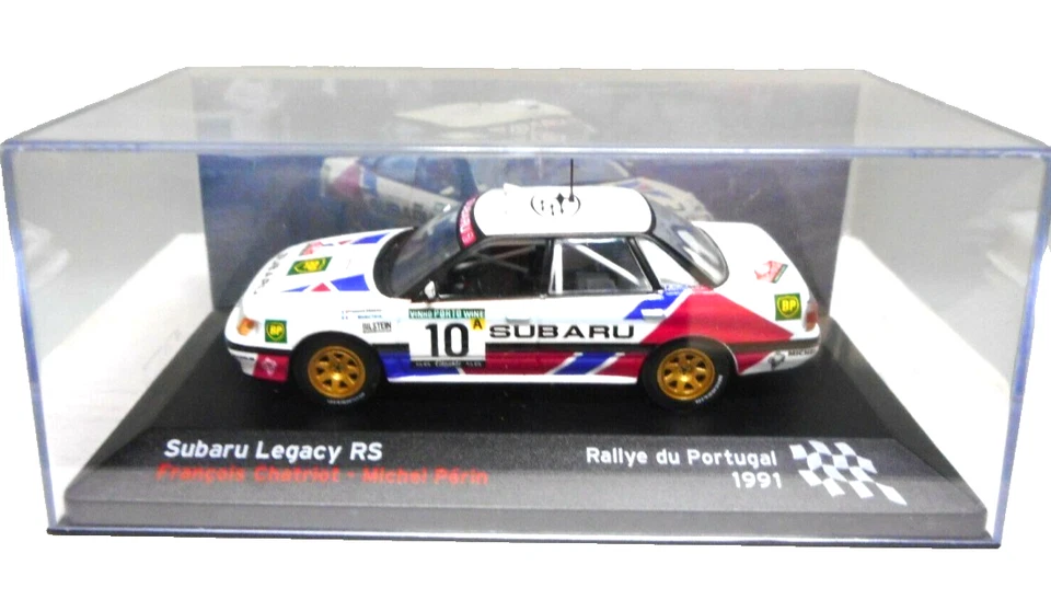 SUBARU LEGACY RS #10 RALLYE DU PORTUGAL 1991- F.CHATRIOT - IXO / ALTAYA - 1/43 - Photo 4/4
