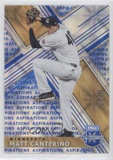 2019 Panini Elite Extra Edition Aspirations Blue 39/75 Matt Canterino #54 0q3