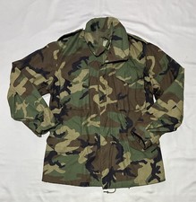 Vintage Golden Mfg Co Jacket Mens Medium Long Camo M65 Cold Weather Field Coat