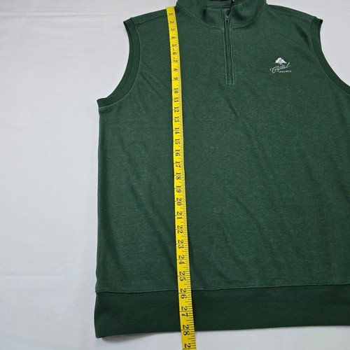 NWT Turtleson Men's 1/4 zip vest Pine Green Size L Golf Outdoors Casual Comfort - Picture 8 of 10