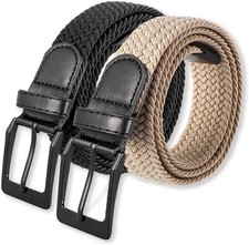 2 Stück Stretchgürtel Herren,Elastischer G�...