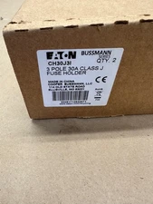 Eaton Bussmann Series CH30J3I 3 Pole 30A Class J Fuse Holder *NEW*