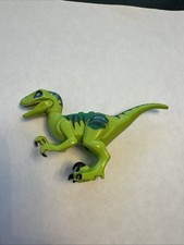 LEGO Dinosaur Raptor Velociraptor with Green Back Jurassic Park