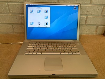 Apple PowerBook G4 15-inch A1095, Works! With 1GB RAM, 150GB HD, Software