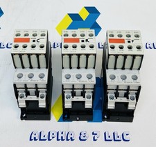 3 SIEMENS 3RT10241BB443MA0 CONTACTOR 12AMP 400VAC 24VDC COIL 3 POLE 2NO 2NC NNB