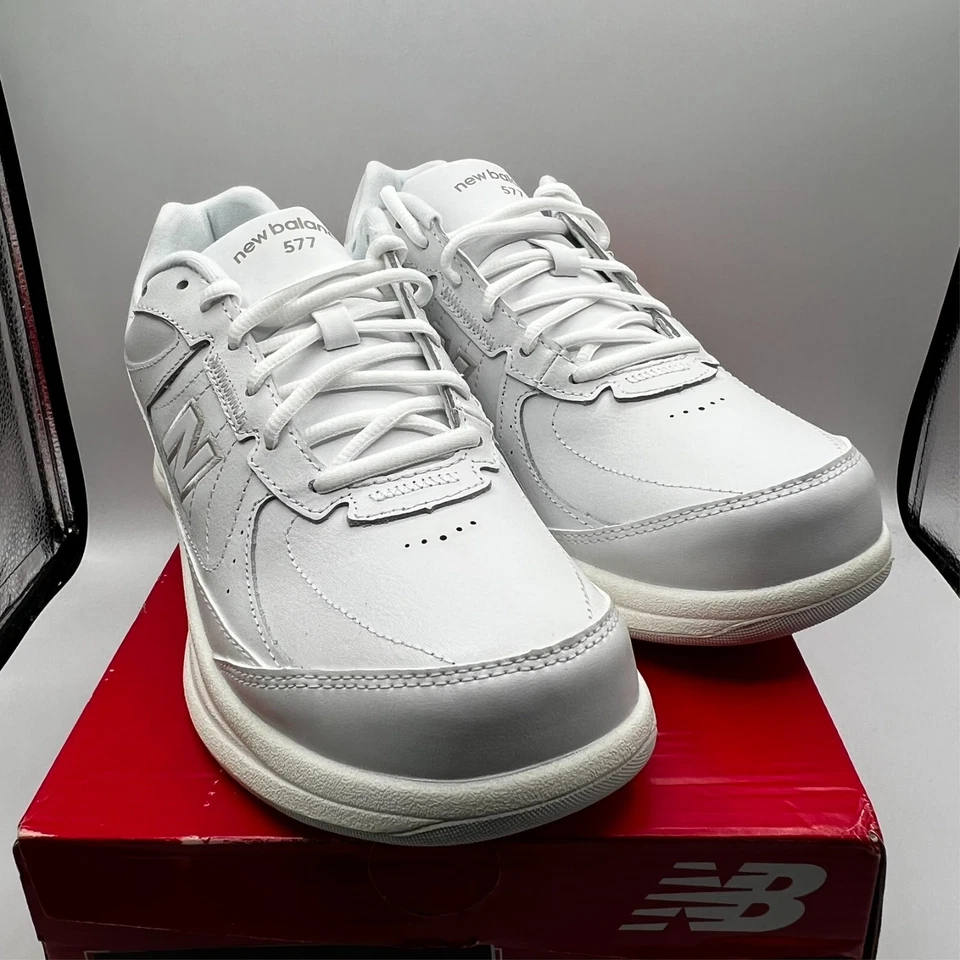 New Balance 577 v1 Zapatos para Caminar Tenis Blancos Mujeres 9 Hombres 7.5 Medianos Nuevos Foto 3 de 4