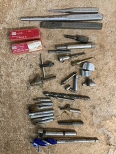 OGROMNY ZESTAW różnych rzemieślników Freud Dovetail Flet Spiralne frezy Bity Dziurkacz Kran