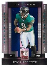 David Garrard /91 2008 Donruss Elite Aspirations Die Cut #45 Jaguars
