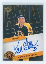 2023-24 Upper Deck Boston Bruins Centennial AKA Auto #AKA-KS Kevin Stevens 08/49