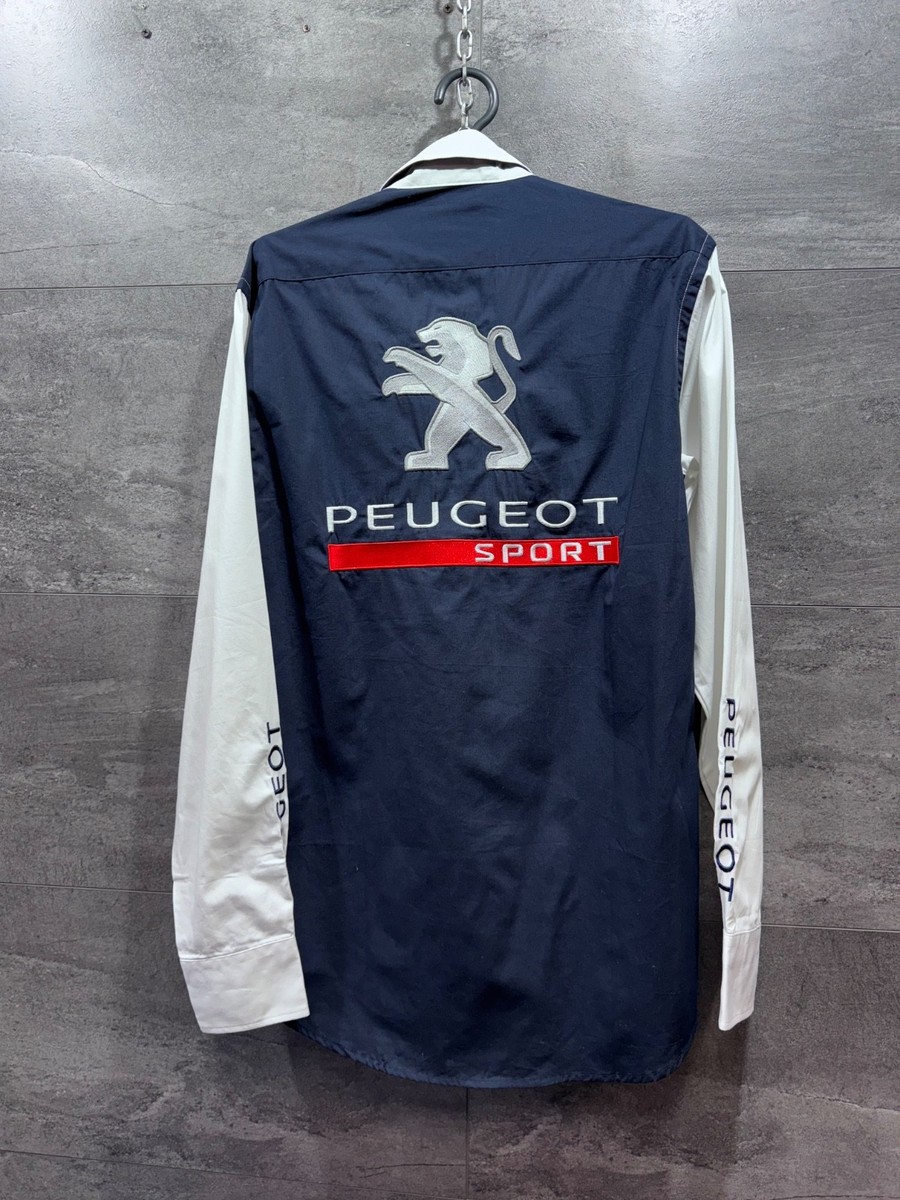 PEUGEOT Sport Men's Racing Shirt Button Up Size S | eBay