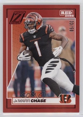 2024 Panini Zenith Red Red Zone 33/50 Ja'Marr Chase #20 0e1b