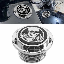 For Harley Sportster XL 883 1200 1996-2014 Chrome Motorcycle Gas Tank Oil Cap US