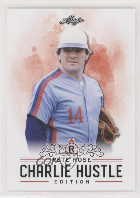 2020 Leaf Charlie Hustle Edition Pete Rose #08 12g7