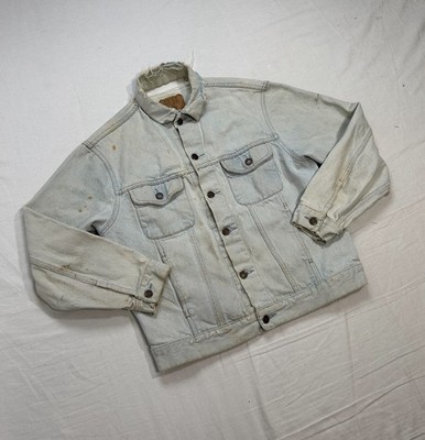 True VTG Japanese Designer Style 70s Type 2 Denim Jacket M Barn Find Faded RARE