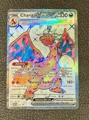Pokémon Charizard ex Full Art Promo SVP Black Star 056 Holo 330HP English Card