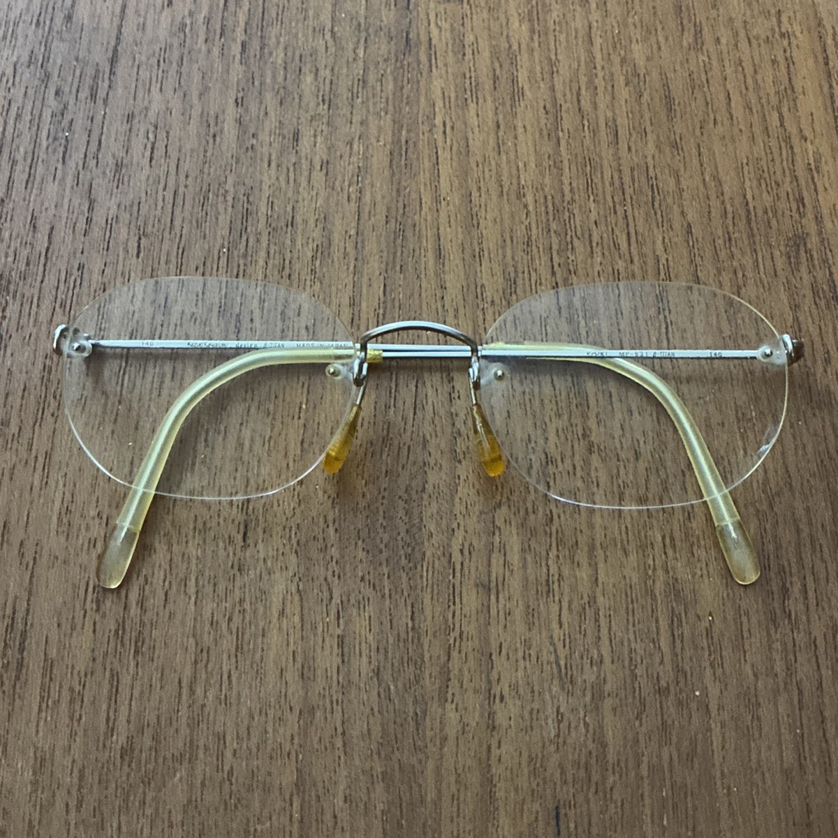 kaao01様 Kazuo Kawasaki Eyeglasses Kooki MP 631 Rimless Japan Silver 19 140