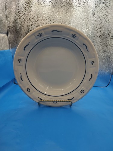 Longaberger Pottery Woven Traditions Classic Blue 8” Soup Salad Bowl Replacement