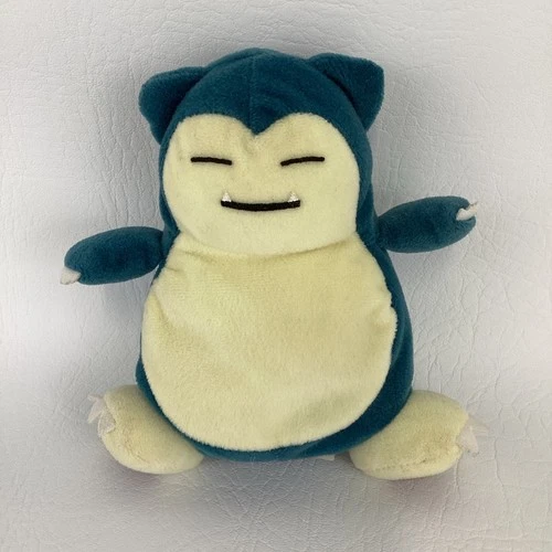 Pokemon Snorlax 6" Plush Bean Bag Stuffed Animal Toy Vintage Nintendo 1998