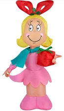 GRINCH Cindy-Lou Who Airblown Inflatable  22” Tall New in Box Sealed Free Ship