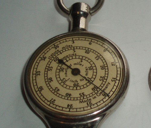 VINTAGE ANTIK DEUTSCHLAND KARTENLESER NAUTISCHER KOMPASS MARITIM OPISOMETER WERKZEUG - Bild 5 von 23