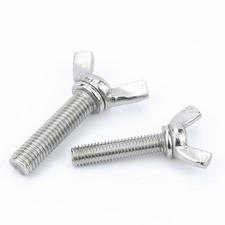 304 Stainless Steel Wing Thumb Screws Bolts M3 M4 M5 M6 M8 M10 M12