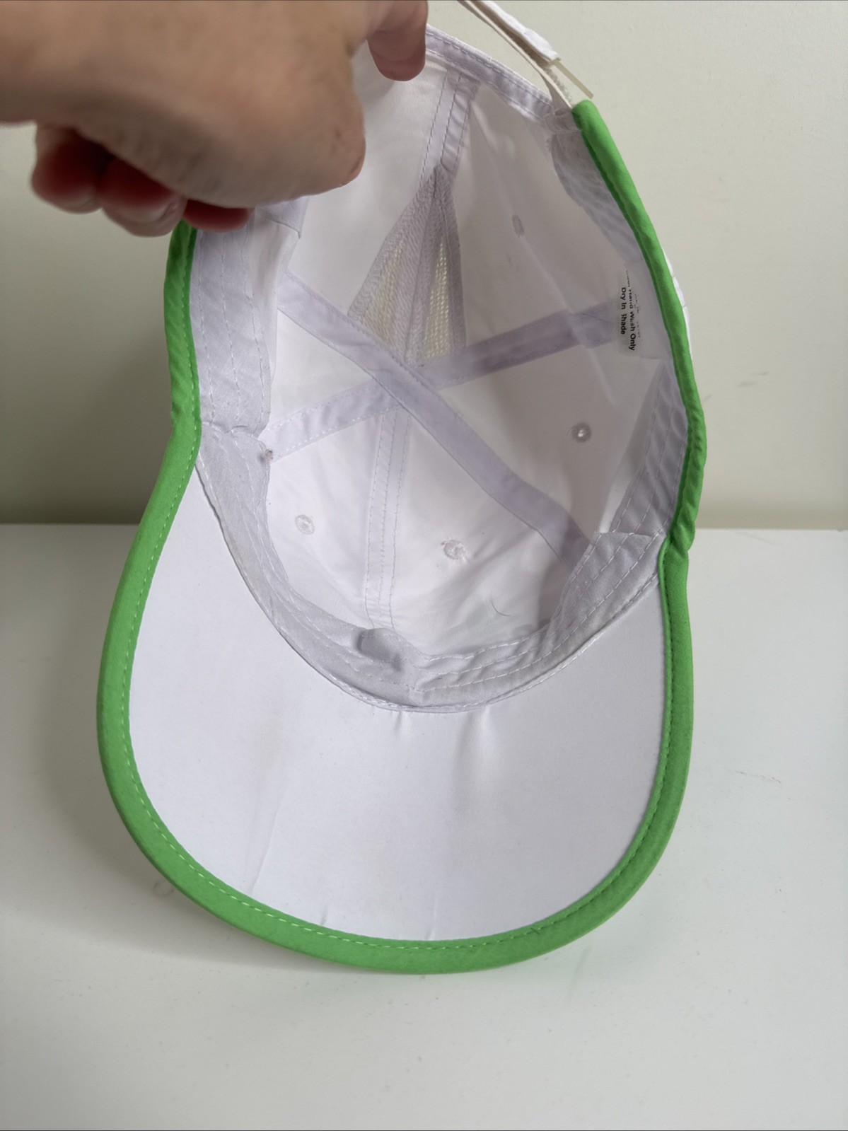Portsea Twilight Victoria Running Cap White Green image 4
