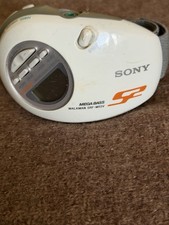 Sony SRF-M85V Sports Radio Walkman Clip AM FM Weather MEGA BASS Tested Works