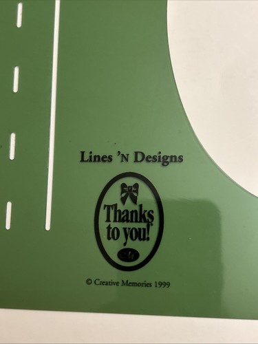 Creative Memories Lines ‘N Designs Schablonen Vorlage - Bild 7 von 10
