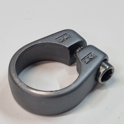 Kona 'K' Racelight Sattelstützenklemme 29,8mm Racelight Retro Fahrrad grau Fahrrad MTB