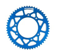 Kettenblatt 53 ZäHne-420 Stage6 Alu Cnc, Blau FüR Derbi Senda Drd Pro / Racing