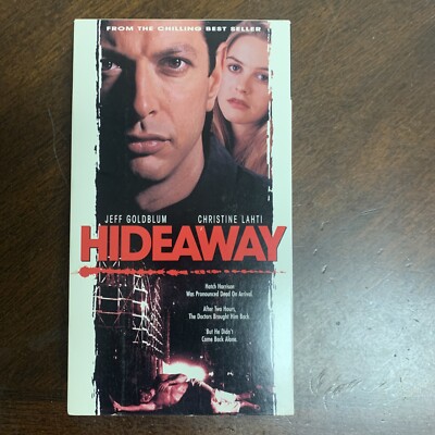 Hideaway 1995 VHS Video Tape Jeff Goldblum, Christine Lahti, Alicia Silverstone