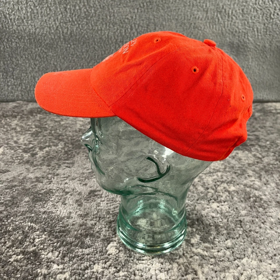 Gorra Harley Davidson Museo Para Hombre Correa Naranja Cosido Logo Algodón Y2K Foto 3 de 4