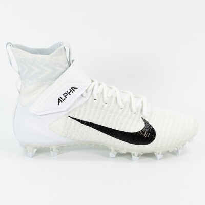 NEW Nike Alpha Menace Elite 2 Football Cleats AO3374-101 Size 14 White Nike Alpha Menace Elite 2 Flyknit Football Cleats AO3374-101  main image 2