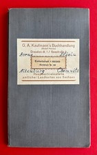 alte Landkarte BORNA DÖBELN ALTENBURG CHEMNITZ Maßstab 1 : 100000 1924  ( F24523
