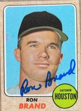 Ron Brand Autographed 1968 Topps #317