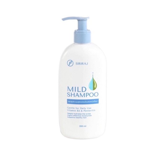 3X Siriraj Mild Shampoo FOR HEALTHY HAIR GENTLE 200ML. - Picture 3 of 11