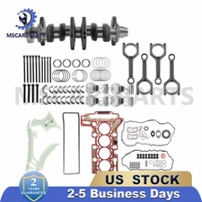 N20 2.0 Engine Overhaul Rebuild Kit - Crankshaft Rods Piston Gasket Kit For BMW