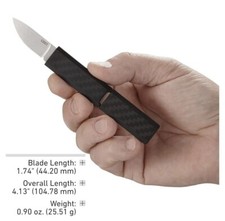 CRKT Scribe (CR2425) 1.75" 5Cr15MoV Stonewashed Drop Point EDC  pocket knife