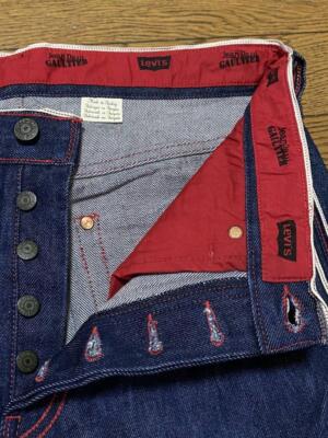 Jean Paul GAULTIER x Levi's collaboration half short denim | eBay