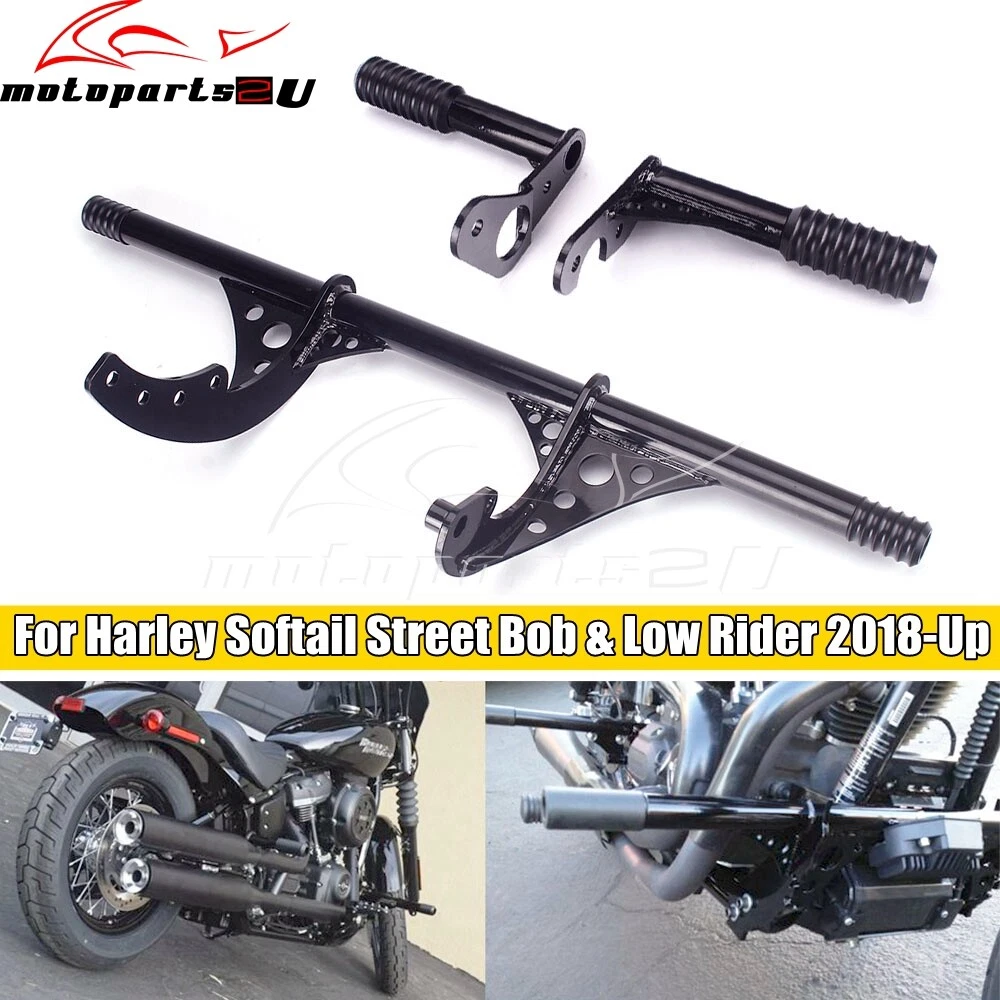 Passenger Peg Crash Bar Frame Slider For Harley Street Bob FXBB