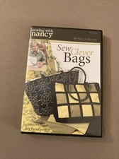 Sewing With Nancy Zieman Sew Clever Bags DVD Craft DIY 9 Unique Bag Variations