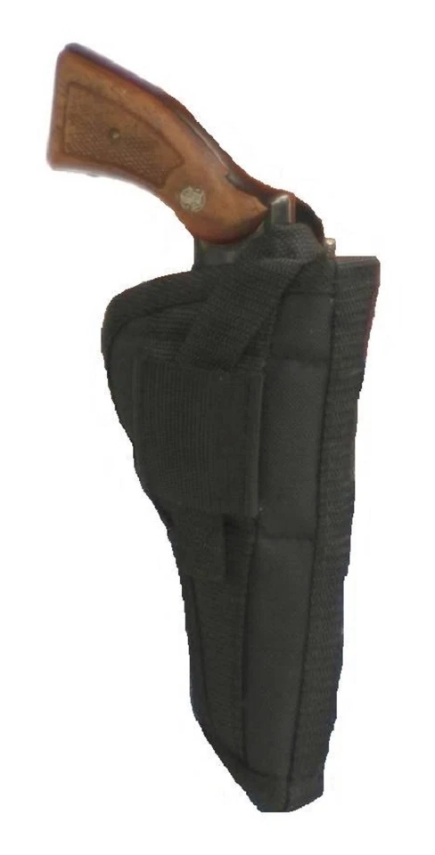 Revolver Gun Holster Fits Ruger GP100 6" barrel Black Nylon Protech Use L or R - Image 2 of 3