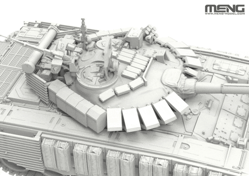 MENG 72-007 1/72 Russian T-72B3M Main Battle Tank Assembly Model Kit - Picture 8 of 8