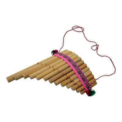 TUMIA LAC Panpipes - Curved 13 Pipes, Rondador - Ethically Traded from Ecuador