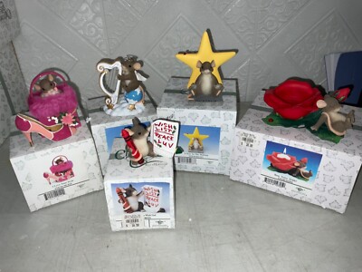 Charming Tails Fitz & Floyd Set of 5 Figures Lot #11
