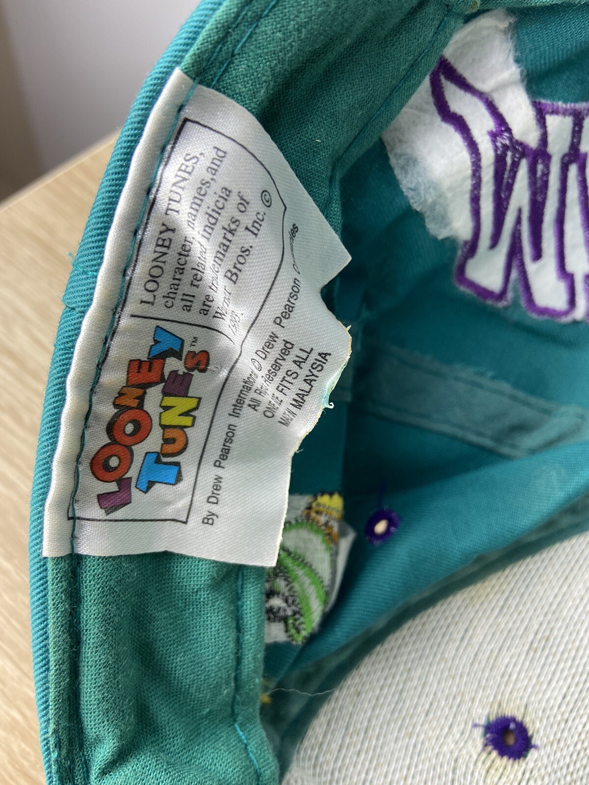 looney tunes Hat Cap marvin the martian 90s adult siz… Gem