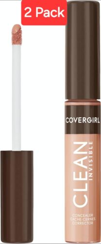 2 COVERGIRL Clean Invisible Liquid Concealer 130 Classic Beige .23oz New Sealed - Picture 3 of 8