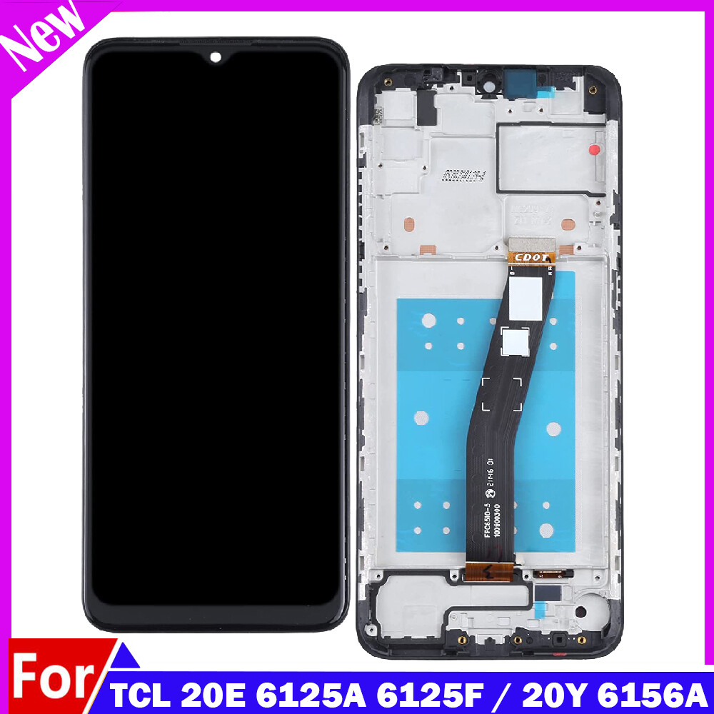 USA LCD Display Touch Screen Digitizer Frame For TCL 20E 6125A 6125F 20Y 6156A